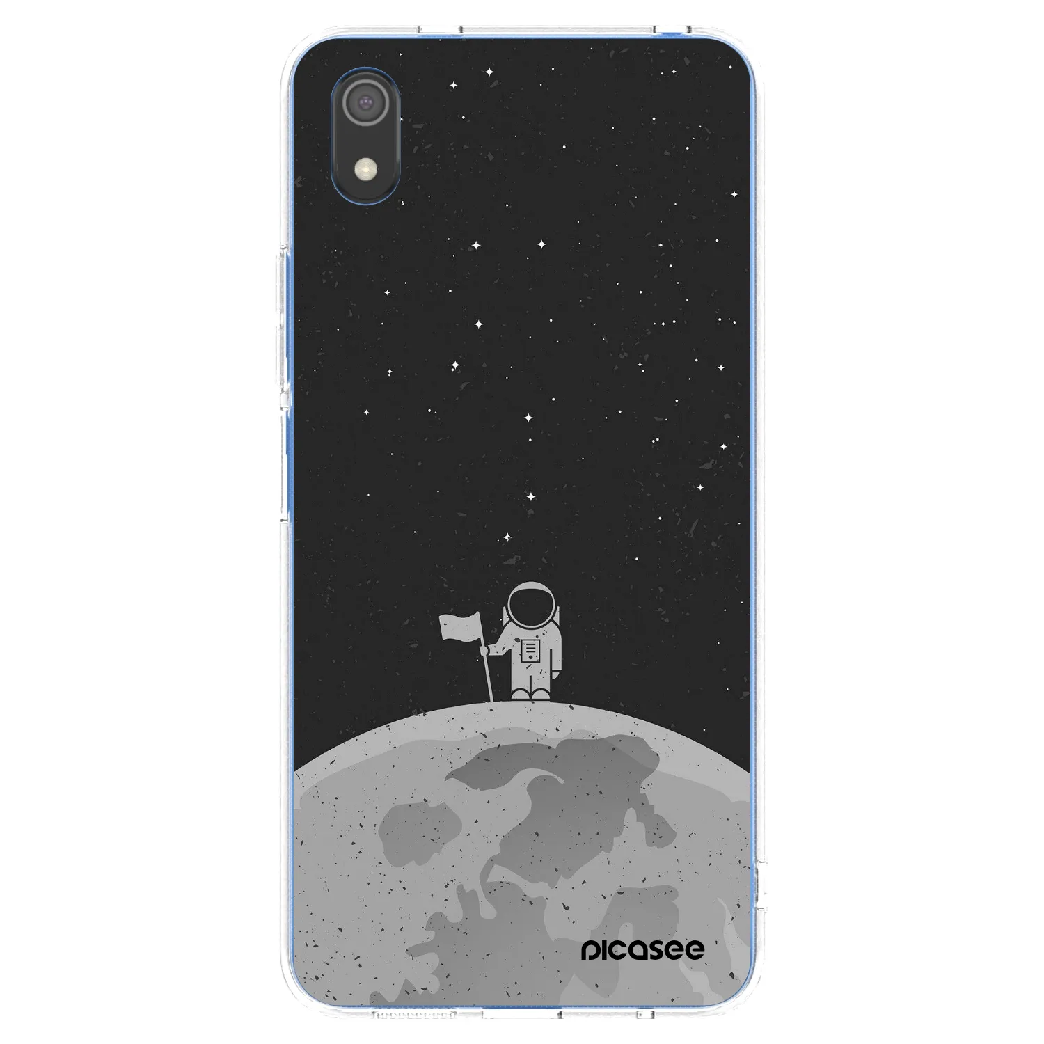 Picasee silikónový prehľadný obal pre Xiaomi Redmi 7A - Astronaut