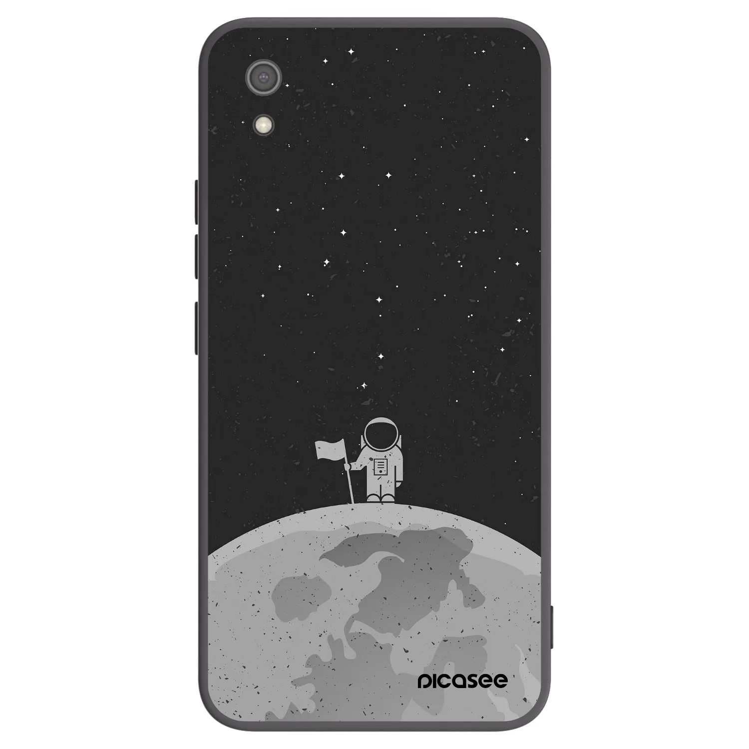 Picasee silikónový čierny obal pre Xiaomi Redmi 7A - Astronaut