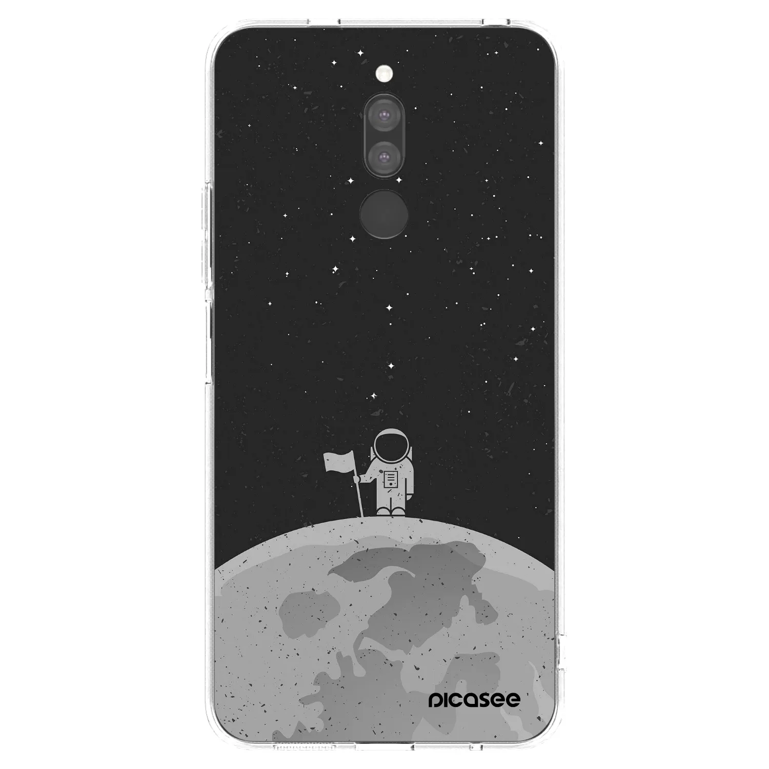 Silikónový prehľadný obal pre Xiaomi Redmi 8 - Astronaut