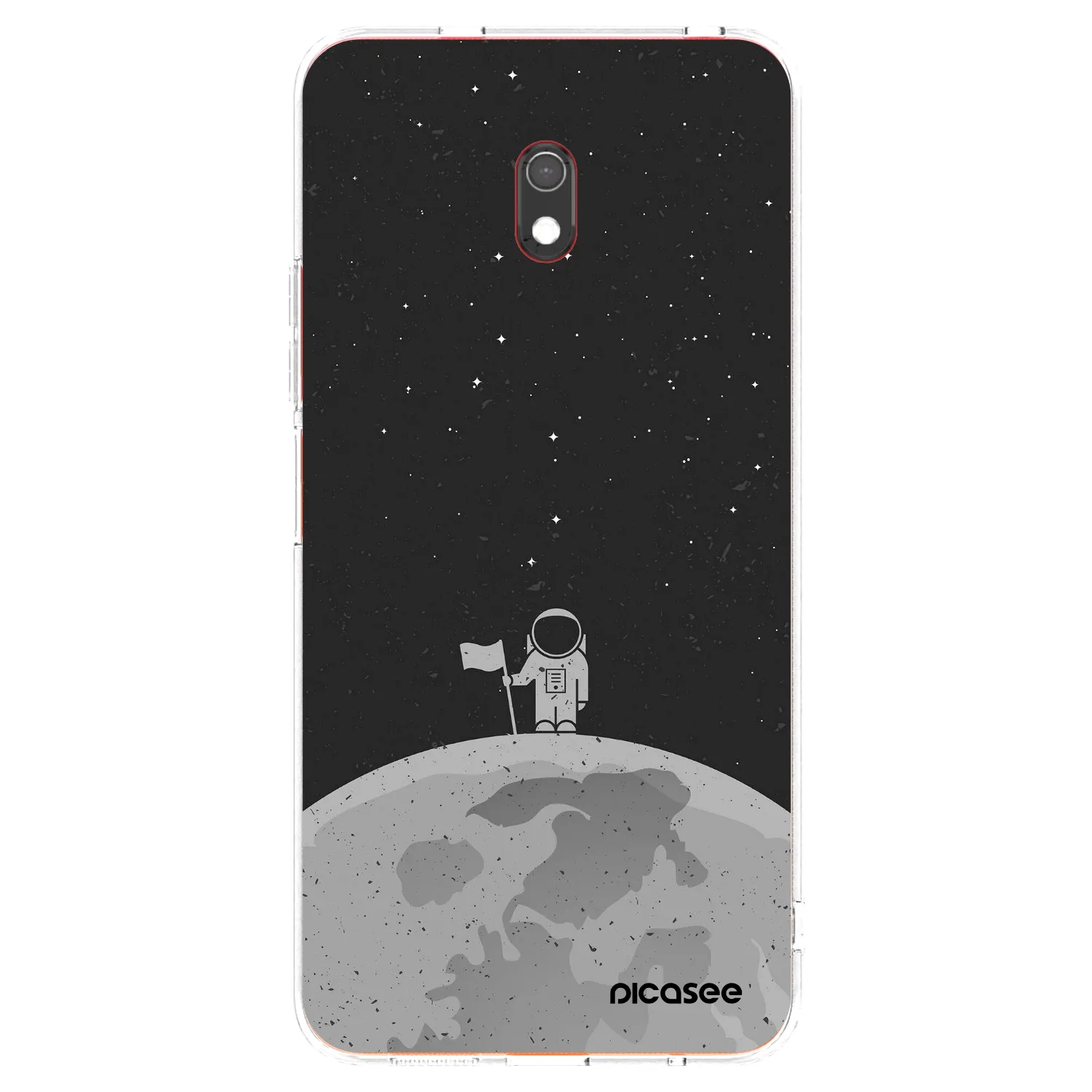 Picasee silikónový prehľadný obal pre Xiaomi Redmi 8A - Astronaut