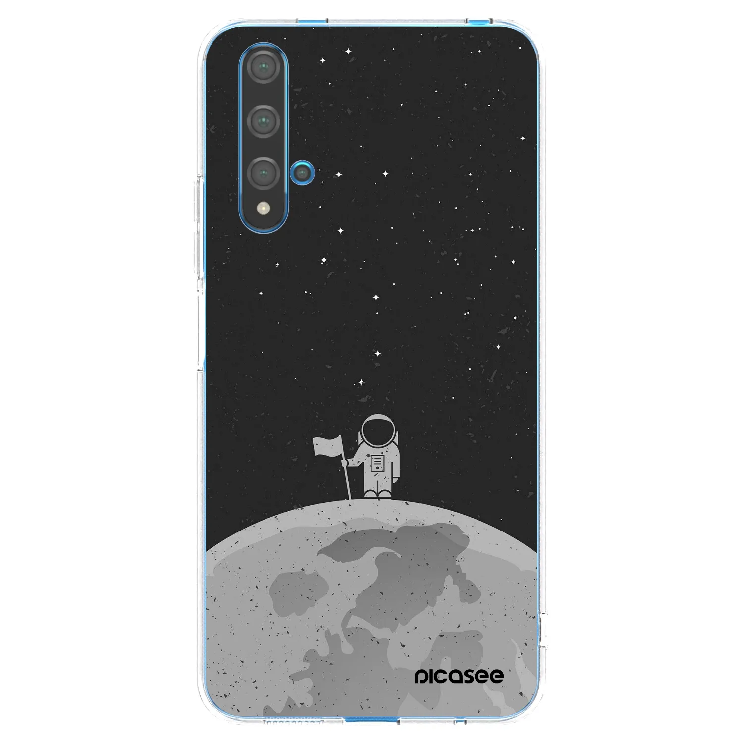 Picasee silikónový prehľadný obal pre Huawei Nova 5T - Astronaut