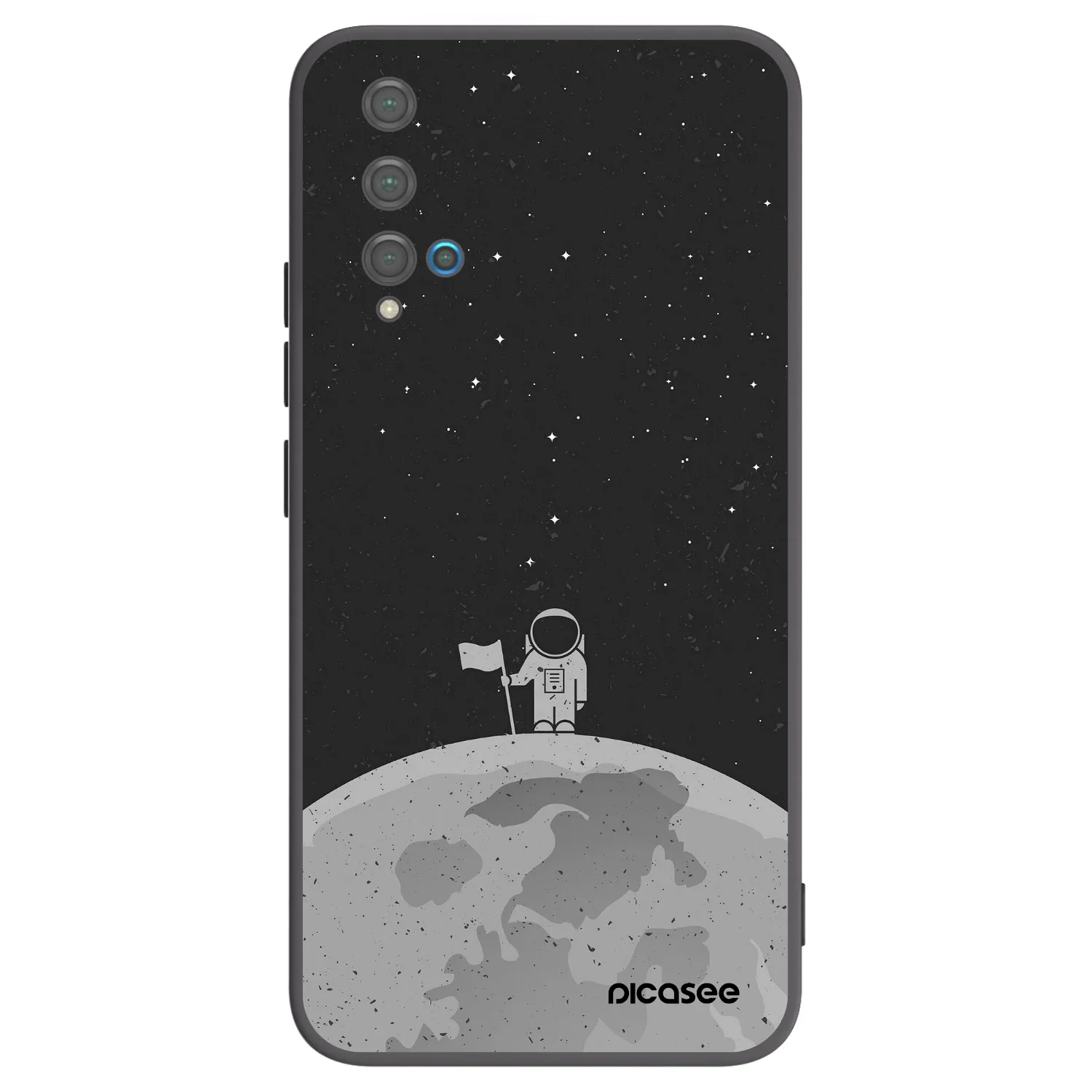 Picasee silikónový čierny obal pre Huawei Nova 5T - Astronaut