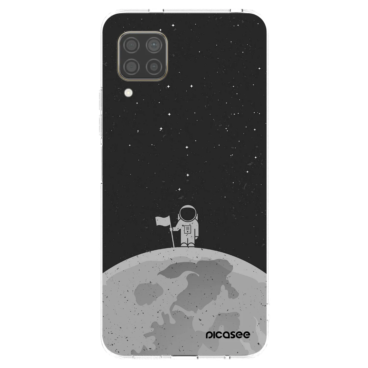 Silikónový prehľadný obal pre Huawei P40 Lite - Astronaut