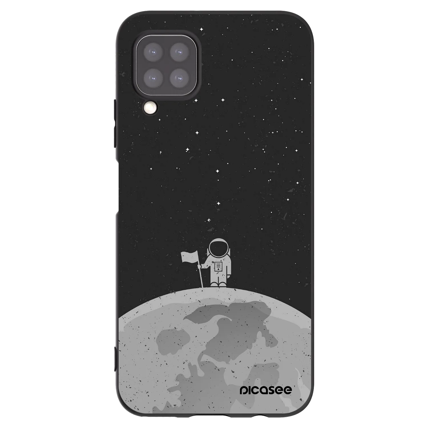 Picasee silikónový čierny obal pre Huawei P40 Lite - Astronaut