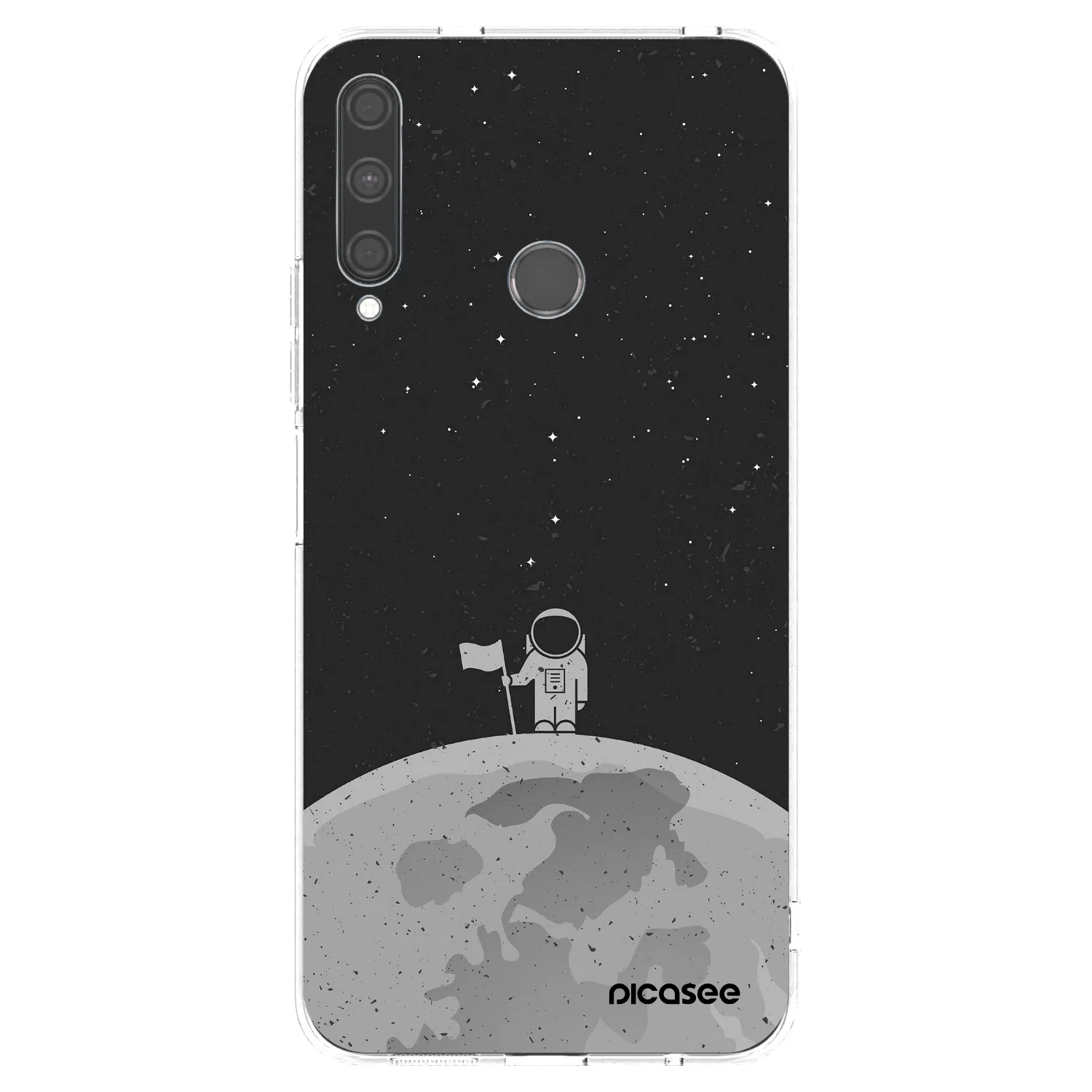 Picasee silikónový prehľadný obal pre Huawei P40 Lite E - Astronaut