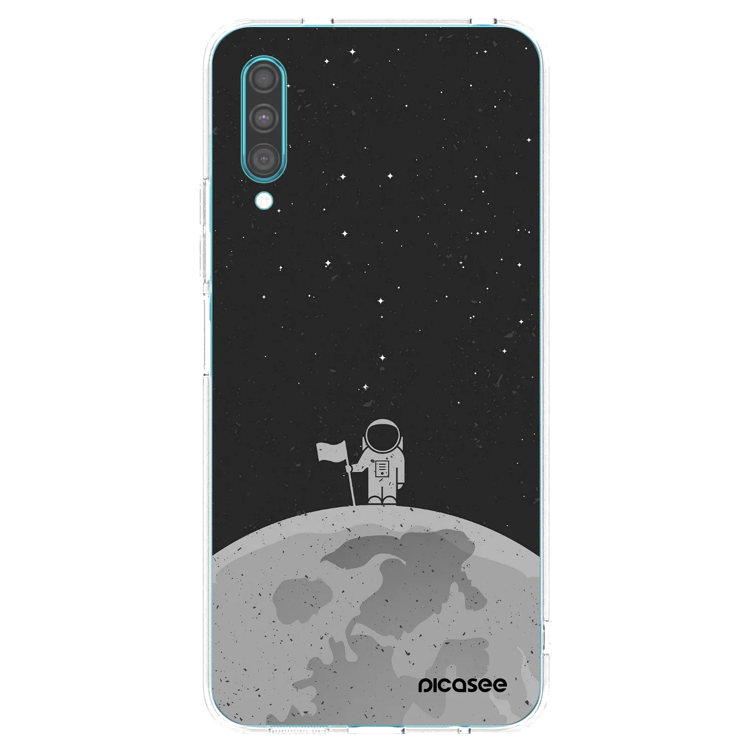 Picasee silikónový prehľadný obal pre Samsung Galaxy A30s A307F - Astronaut