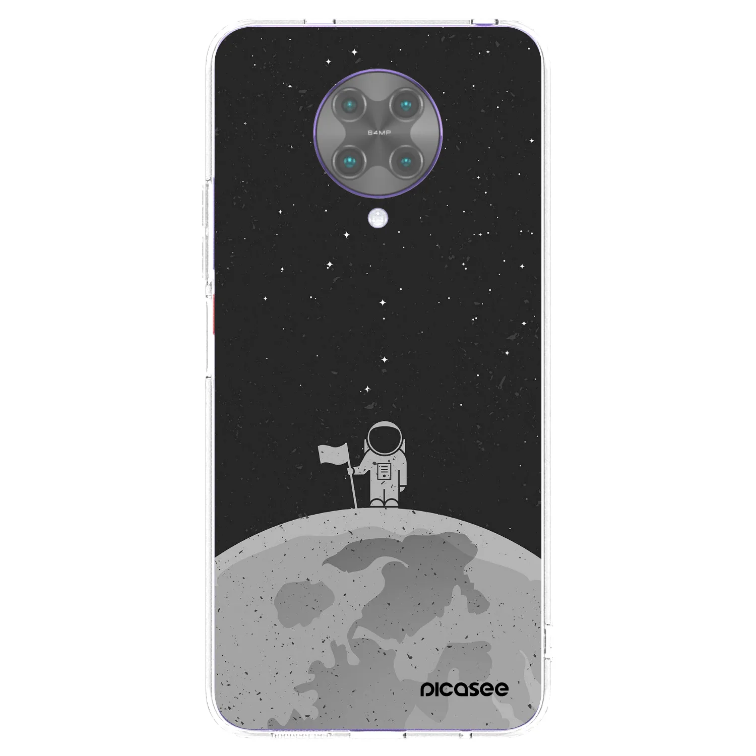 Picasee silikónový prehľadný obal pre Xiaomi Poco F2 Pro - Astronaut