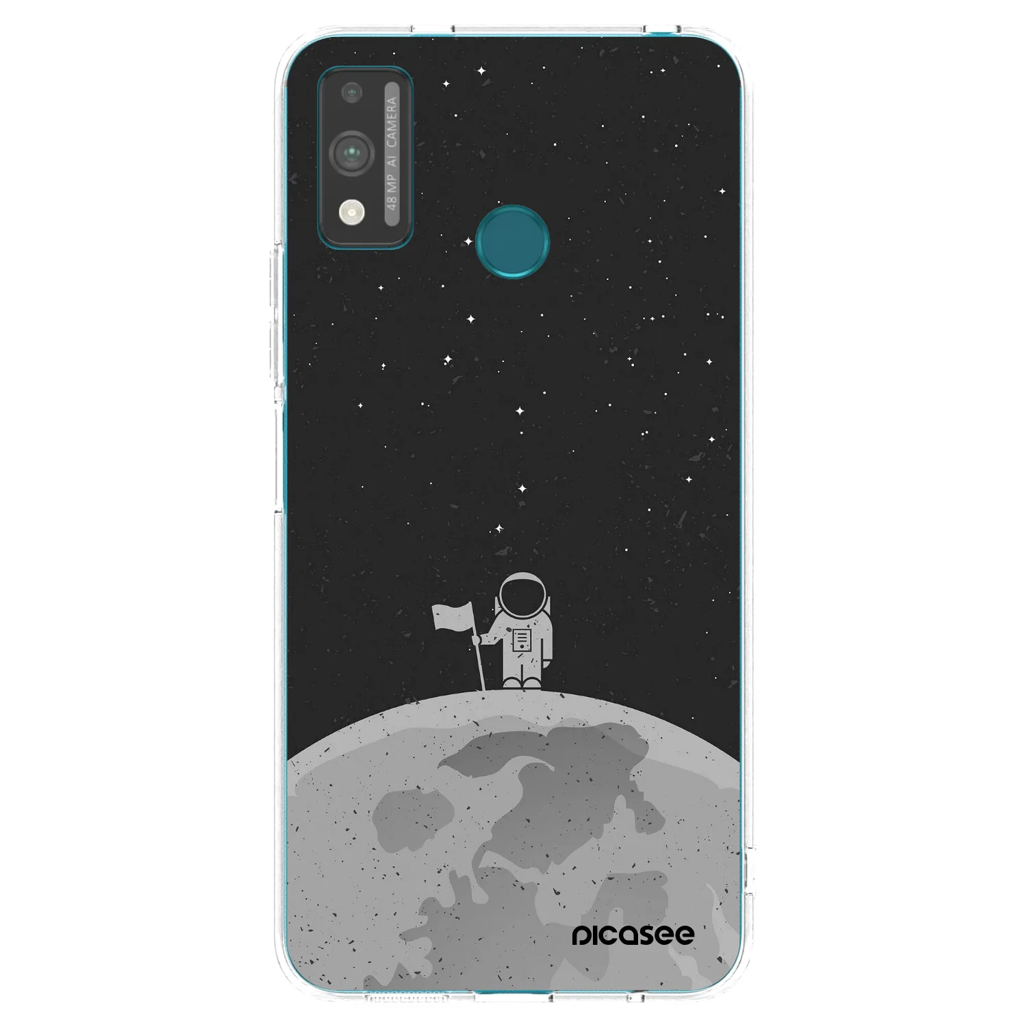 Picasee silikónový prehľadný obal pre Honor 9X Lite - Astronaut