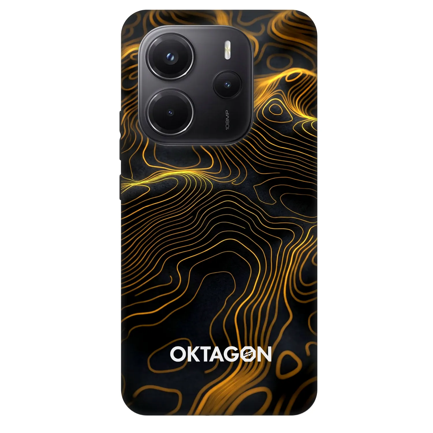 Fashion Case pre Xiaomi Redmi Note 14 5G - OKTAGON - Fightflow Abstract