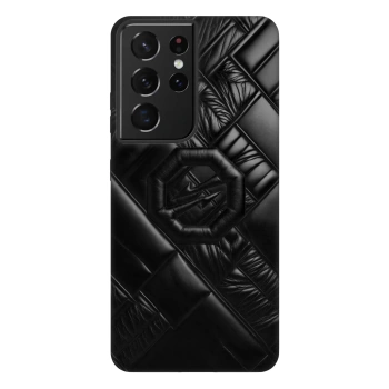 Obal pre Samsung Galaxy S21 Ultra 5G G998B - OKTAGON - Puffer Blackout