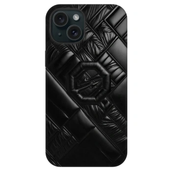 Obal pre Apple iPhone 15 - OKTAGON - Puffer Blackout