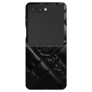 Obal pre Samsung Galaxy Z Flip7 5G - OKTAGON - Puffer Blackout