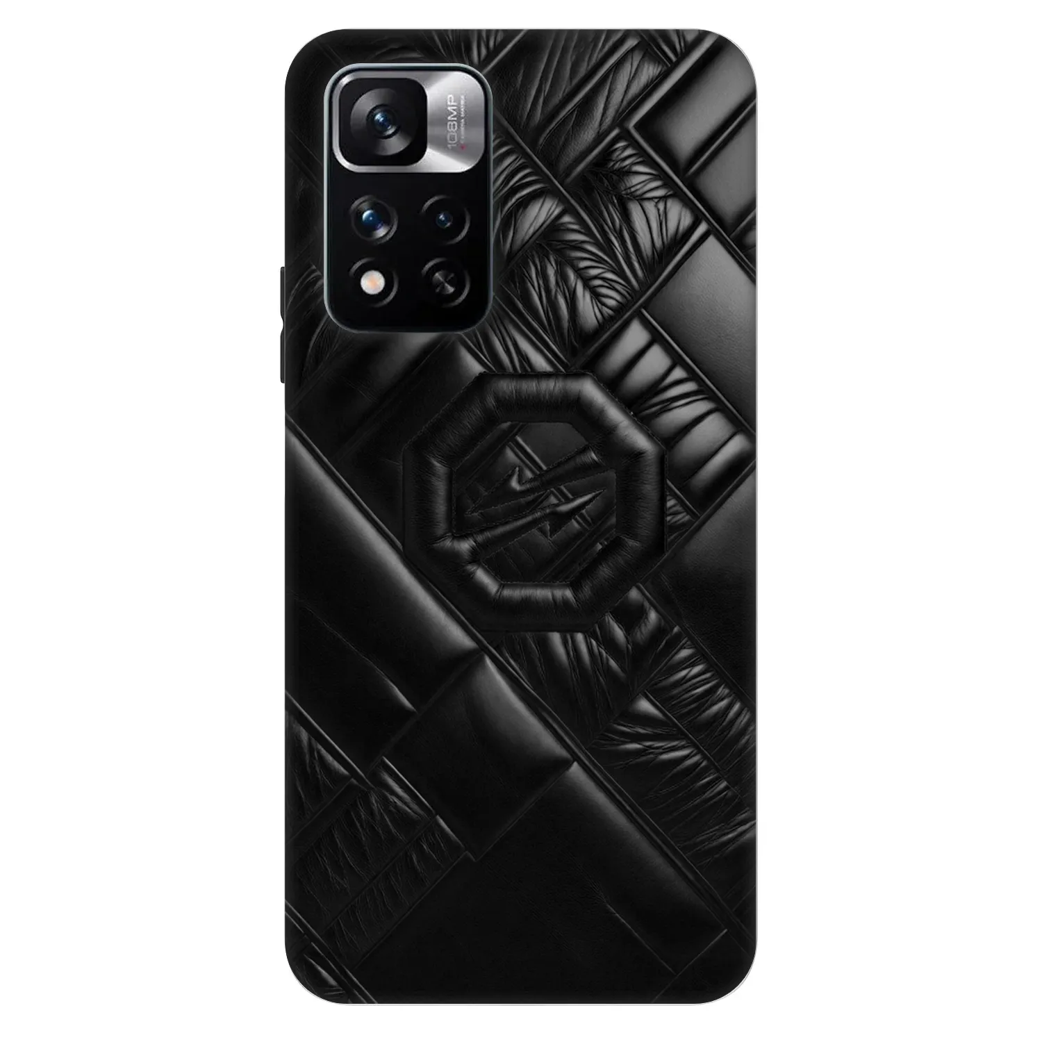 Picasee Fashion Case pre Xiaomi Redmi Note 11 Pro - OKTAGON - Puffer Blackout