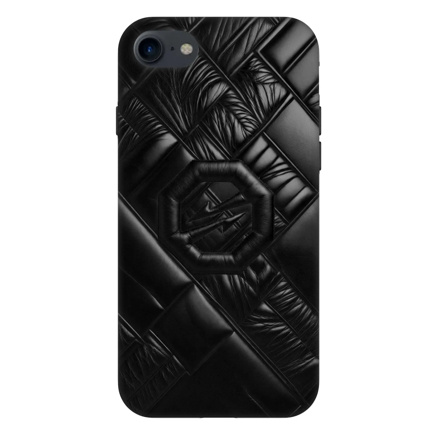 Picasee Fashion Case pre Apple iPhone SE 2022 - OKTAGON - Puffer Blackout