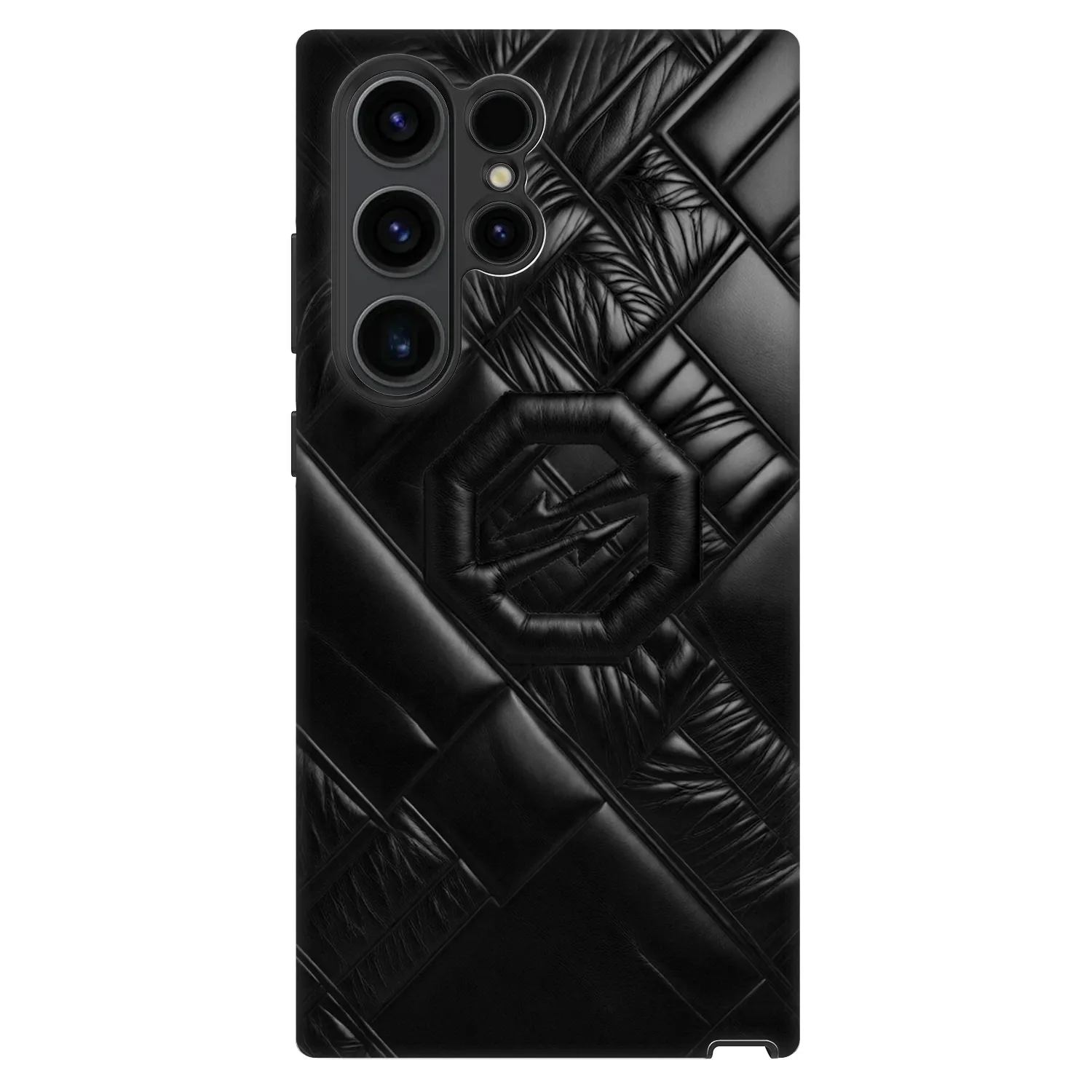 Picasee Fashion Case pre Samsung Galaxy S22 Ultra 5G - OKTAGON - Puffer Blackout