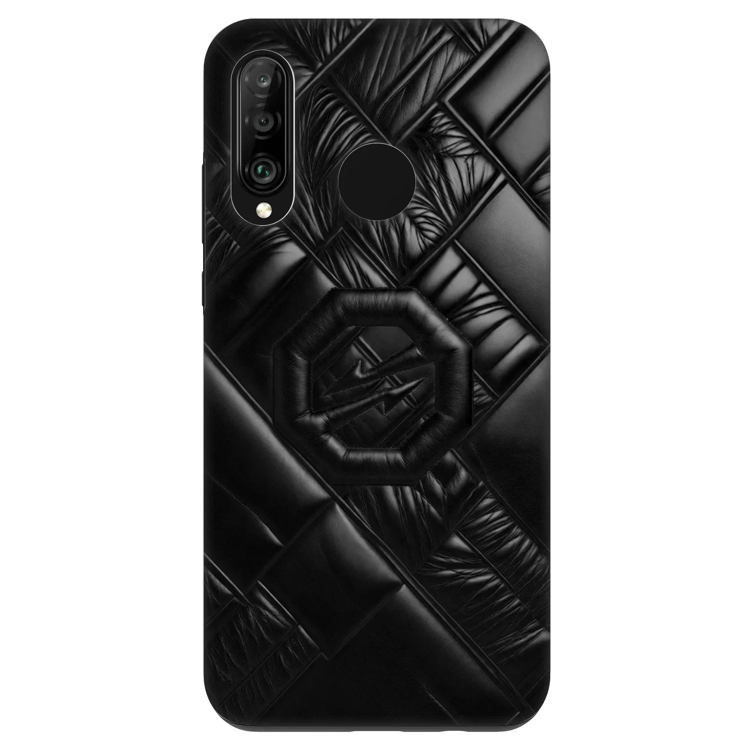 Picasee Fashion Case pre Huawei P30 Lite - OKTAGON - Puffer Blackout