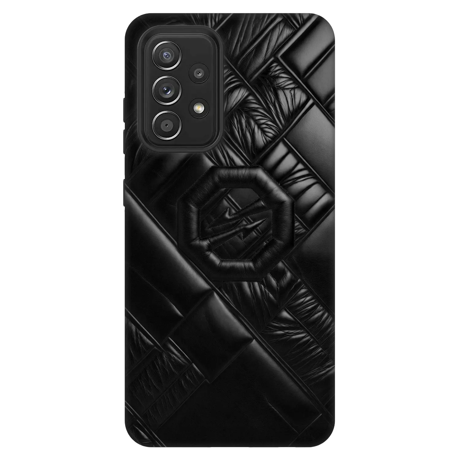 Picasee Fashion Case pre Samsung Galaxy A52 5G A525F - OKTAGON - Puffer Blackout