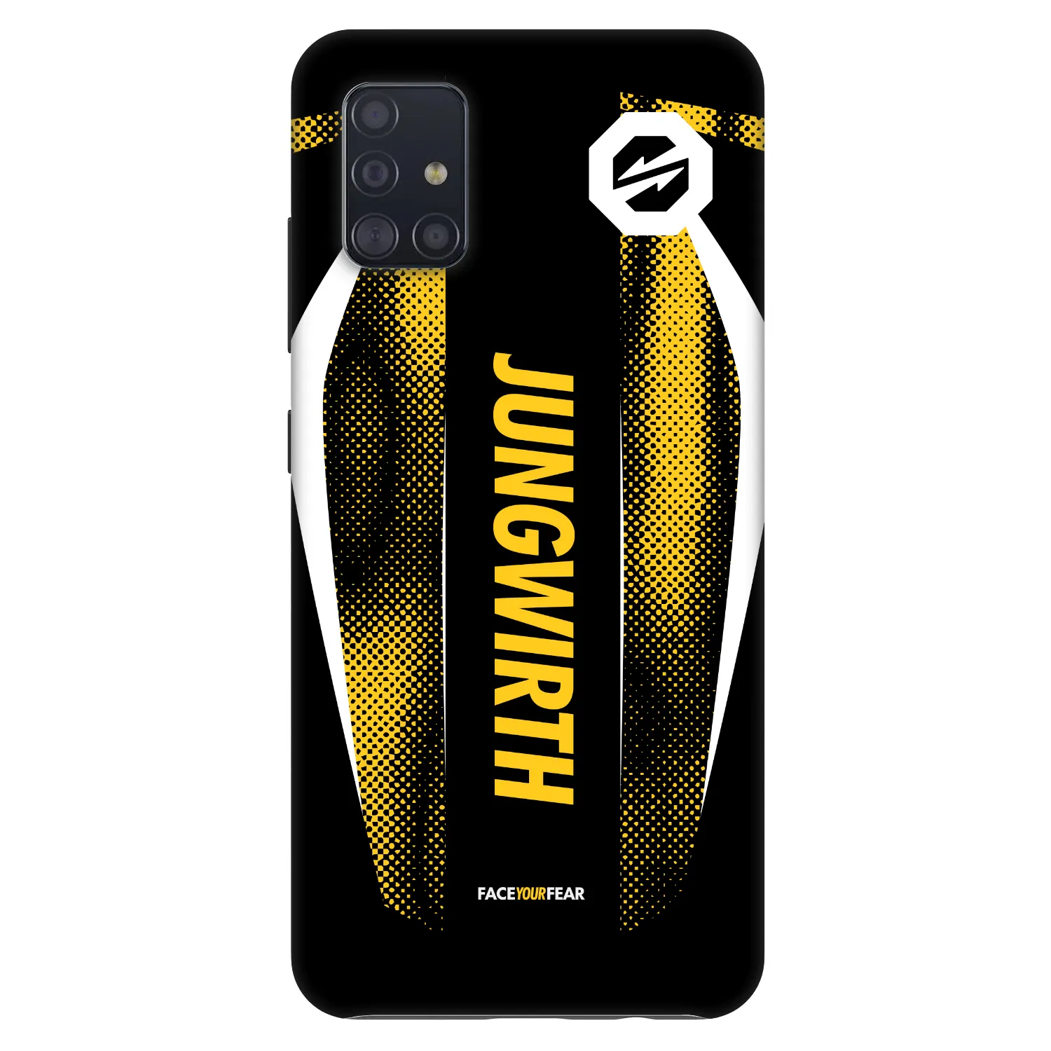 Picasee Fashion Case pre Samsung Galaxy A51 A515F - OKTAGON - Jungwirth Fight Jersey
