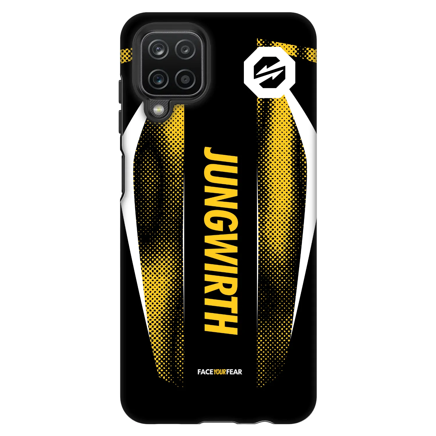 Picasee Fashion Case pre Samsung Galaxy A12 A125F - OKTAGON - Jungwirth Fight Jersey