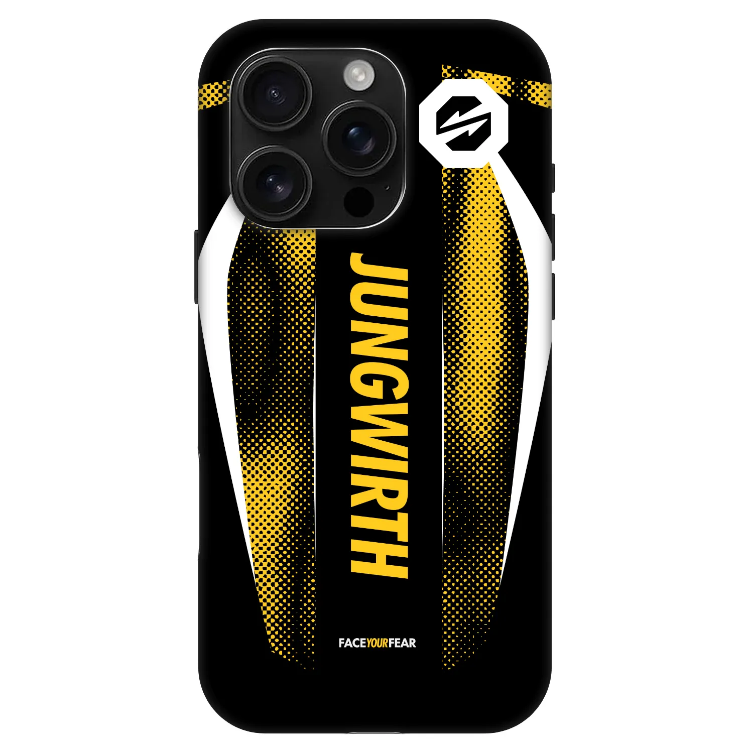 Picasee Fashion Case MagSafe pre Apple iPhone 16 Pro - OKTAGON - Jungwirth Fight Jersey