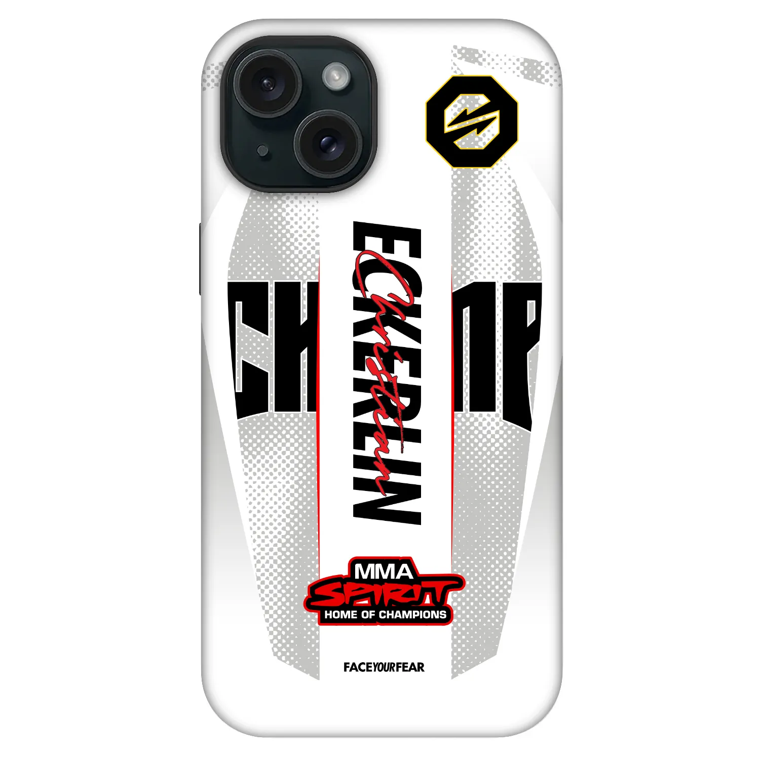 Picasee Fashion Case MagSafe pre Apple iPhone 15 - OKTAGON - Eckerlin Fight Jersey