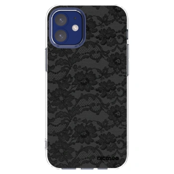 Picasee silikónový prehľadný obal pre Apple iPhone 12 mini - Dark Elegance