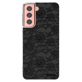 Picasee silikónový prehľadný obal pre Samsung Galaxy S21 5G G991B - Dark Elegance
