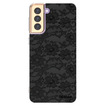 Picasee silikónový prehľadný obal pre Samsung Galaxy S21+ 5G G996F - Dark Elegance