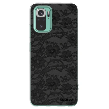 Picasee silikónový prehľadný obal pre Xiaomi Redmi Note 10 Pro - Dark Elegance