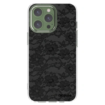 Picasee silikónový prehľadný obal pre Apple iPhone 13 Pro - Dark Elegance