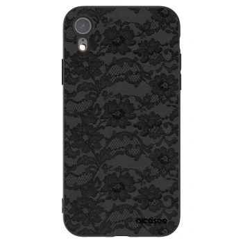 Picasee silikónový čierny obal pre Apple iPhone XR - Dark Elegance