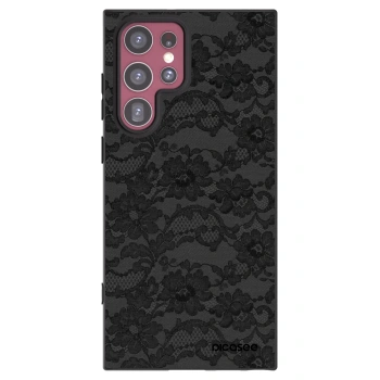 Picasee silikónový čierny obal pre Samsung Galaxy S22 Ultra 5G - Dark Elegance