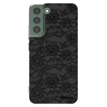 Picasee silikónový prehľadný obal pre Samsung Galaxy S22+ 5G - Dark Elegance