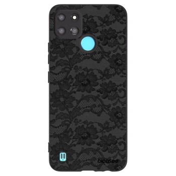 Picasee silikónový čierny obal pre Realme C21Y - Dark Elegance