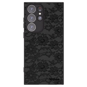 Picasee silikónový čierny obal pre Samsung Galaxy S23 Ultra 5G - Dark Elegance