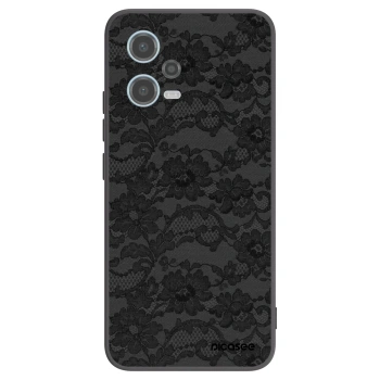 Picasee silikónový čierny obal pre Xiaomi Redmi Note 12 5G - Dark Elegance
