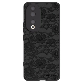 Picasee silikónový čierny obal pre Honor 90 5G - Dark Elegance