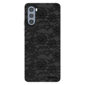 Picasee silikónový prehľadný obal pre Motorola Moto G62 - Dark Elegance