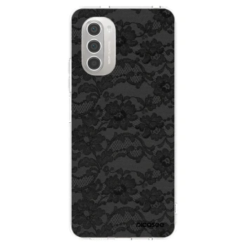Picasee silikónový prehľadný obal pre Motorola Moto G51 - Dark Elegance