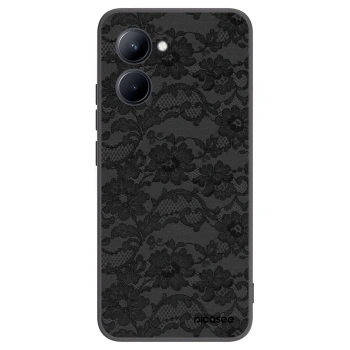 Picasee silikónový čierny obal pre Realme C33 (2023) - Dark Elegance