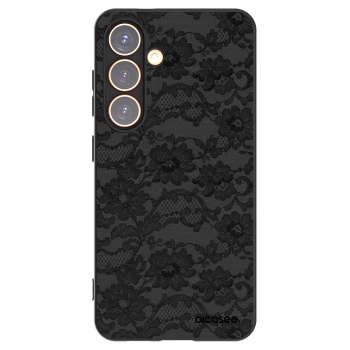 Picasee silikónový čierny obal pre Samsung Galaxy S24 S921B 5G - Dark Elegance
