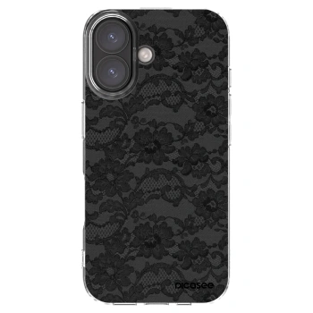 Picasee silikónový prehľadný obal pre Apple iPhone 16 - Dark Elegance