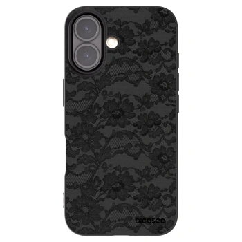 Picasee silikónový čierny obal pre Apple iPhone 16 - Dark Elegance