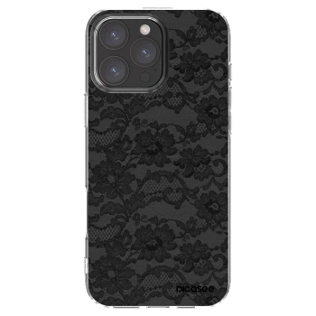 Picasee silikónový prehľadný obal pre Apple iPhone 16 Pro Max - Dark Elegance