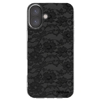 Picasee silikónový prehľadný obal pre Apple iPhone 16 Plus - Dark Elegance