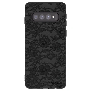 Picasee silikónový čierny obal pre Samsung Galaxy S10 G973 - Dark Elegance