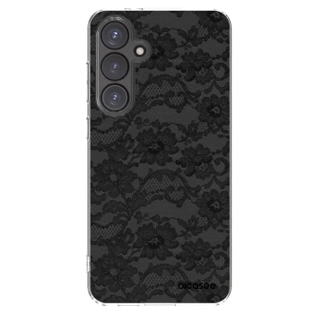 Picasee silikónový prehľadný obal pre Samsung Galaxy S24 FE S721B - Dark Elegance