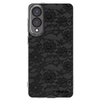 Picasee silikónový prehľadný obal pre Samsung Galaxy S25 Edge 5G - Dark Elegance