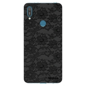 Picasee silikónový prehľadný obal pre Huawei Y7 2019 - Dark Elegance