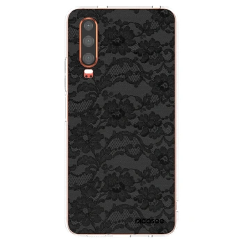 Picasee silikónový prehľadný obal pre Huawei P30 - Dark Elegance